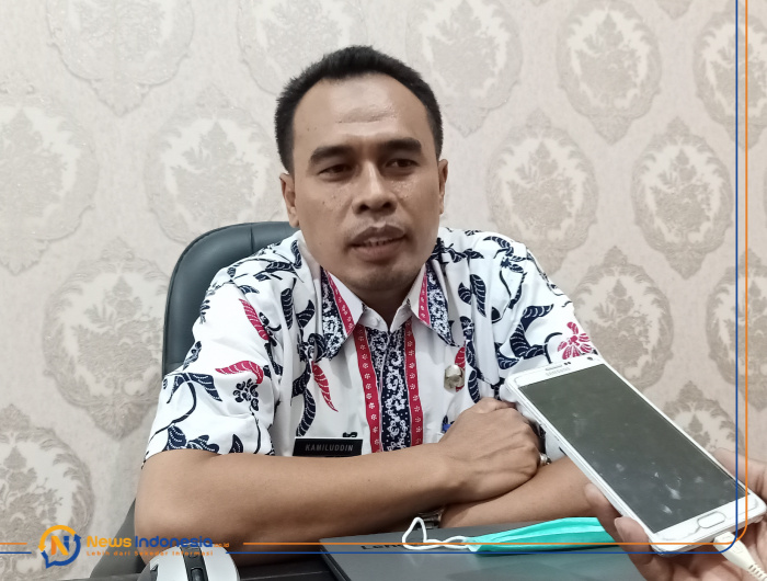 Kabag Kesmas Setkab Sumenep, Kamiluddin, Kamis (05/11/2020), ditemui di ruang kerjanya.