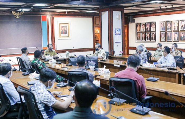 Foto: Bupati Hendy Siswanto dan Jajaran Satgas Penanganan Covid-19 Rakor bersama Perbankan.