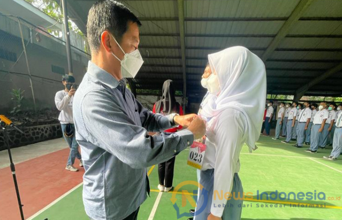 Kepala Dinas Pemuda dan Olahraga Kota Bogor, Herry Karnadi, saat pembukaan seleksi Paskibraka Indonesia.