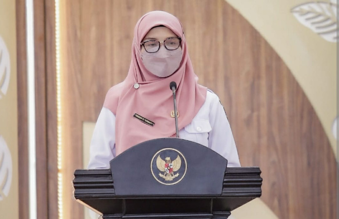 Foto: Kepala Disdukcapil Jember, Isnaeni Dwi Susanti.