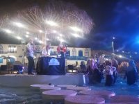 Foto: Bupati Jember Hendy Siswanto saat menghadiri launching Dira Park Kencong. Senin (29/8/2022).