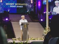 Bupati Hendy Siswanto dalam acara Road to Fesyar 2022.