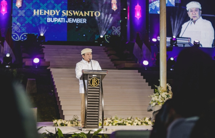 Bupati Hendy Siswanto dalam acara Road to Fesyar 2022.